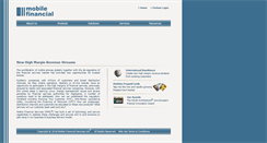 Desktop Screenshot of mobilefinancialservices.com