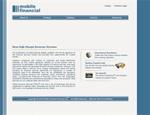 Tablet Screenshot of mobilefinancialservices.com